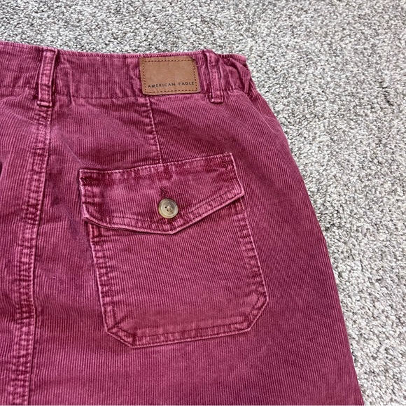 American Eagle Hi Rise A Line Corduroy Mini Skirt NWT - Picture 10 of 10